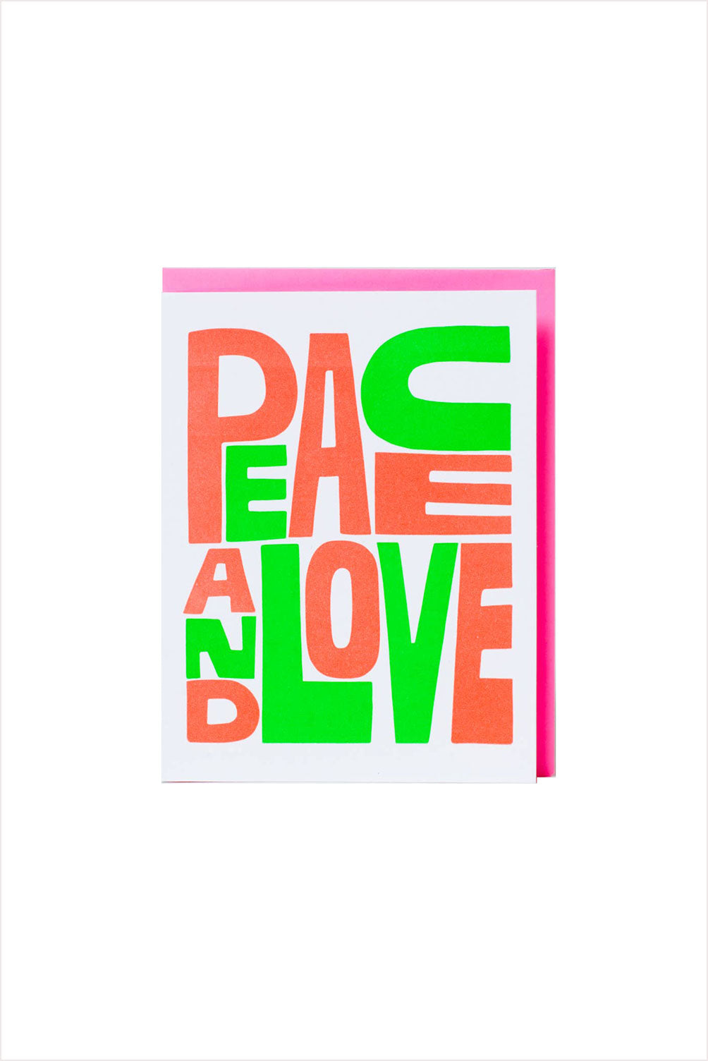 Peace &amp; Love Holiday Card