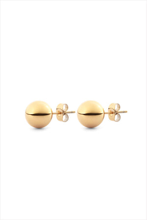 Ball Earrings Gold Plated