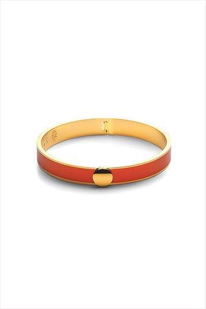 Thin Bangle Bracelet Orange