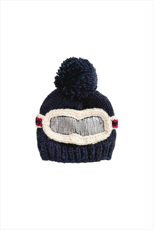 Ski Goggles Beanie Navy