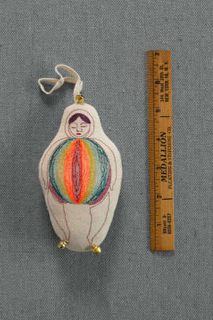 Rainbow Baby Lavender Ornament