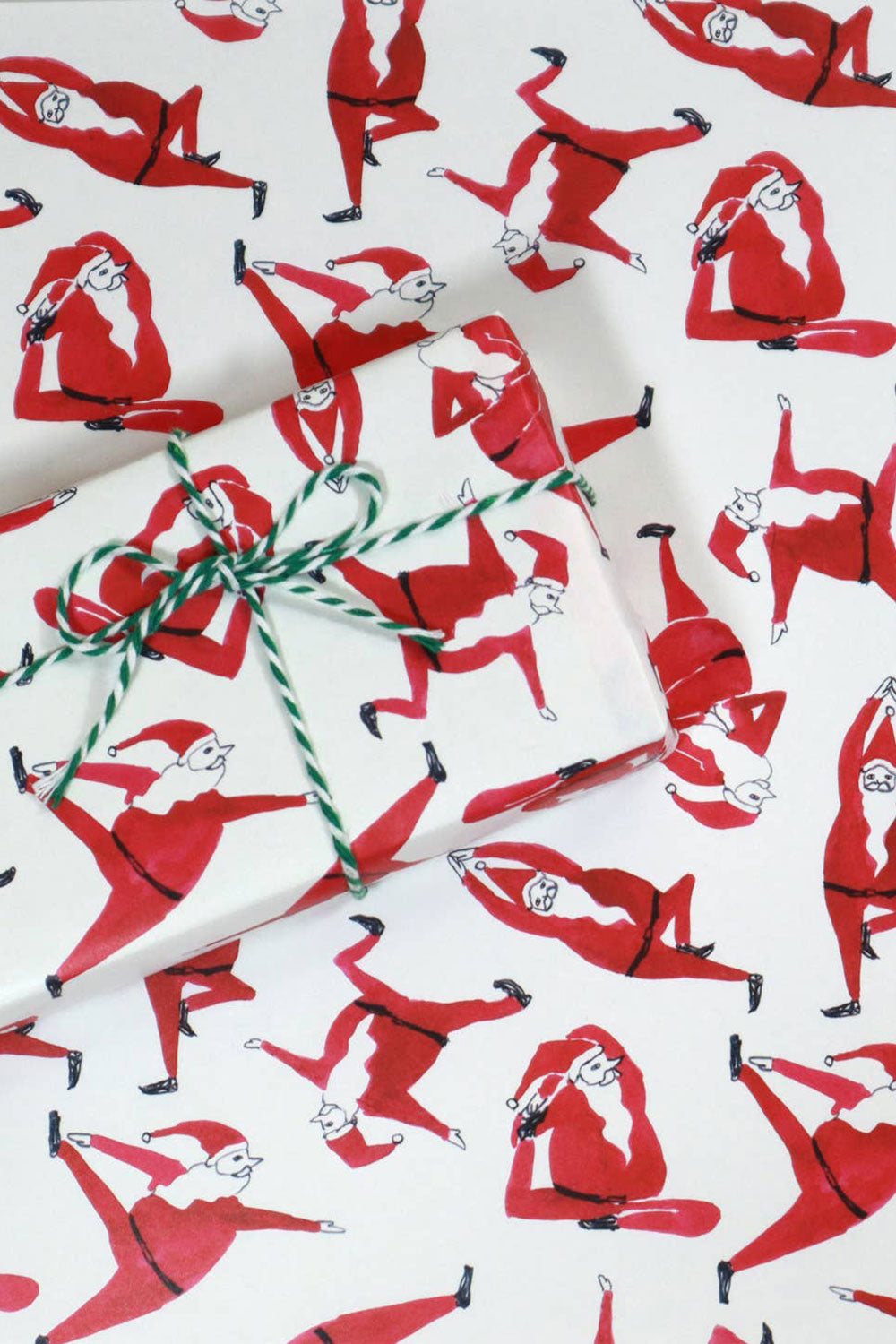 Yoga Santa Wrapping Paper