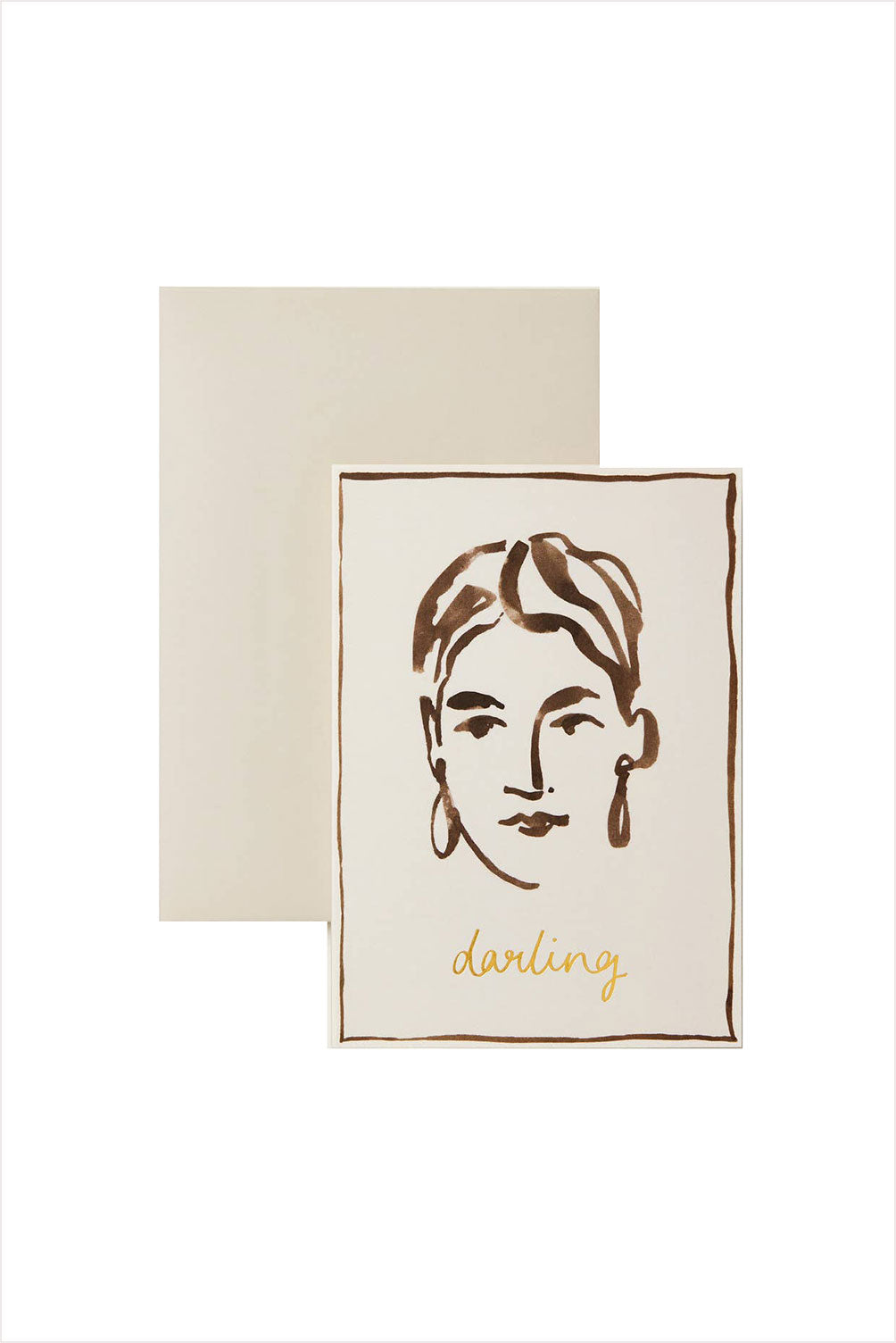Portrait Darling Card