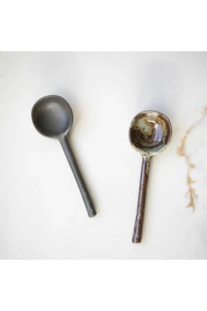 Dark Ceramic Spoon