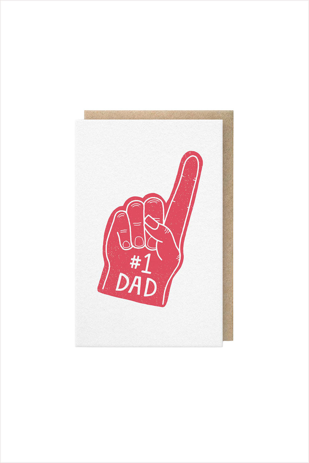 Dad Foam Finger Card
