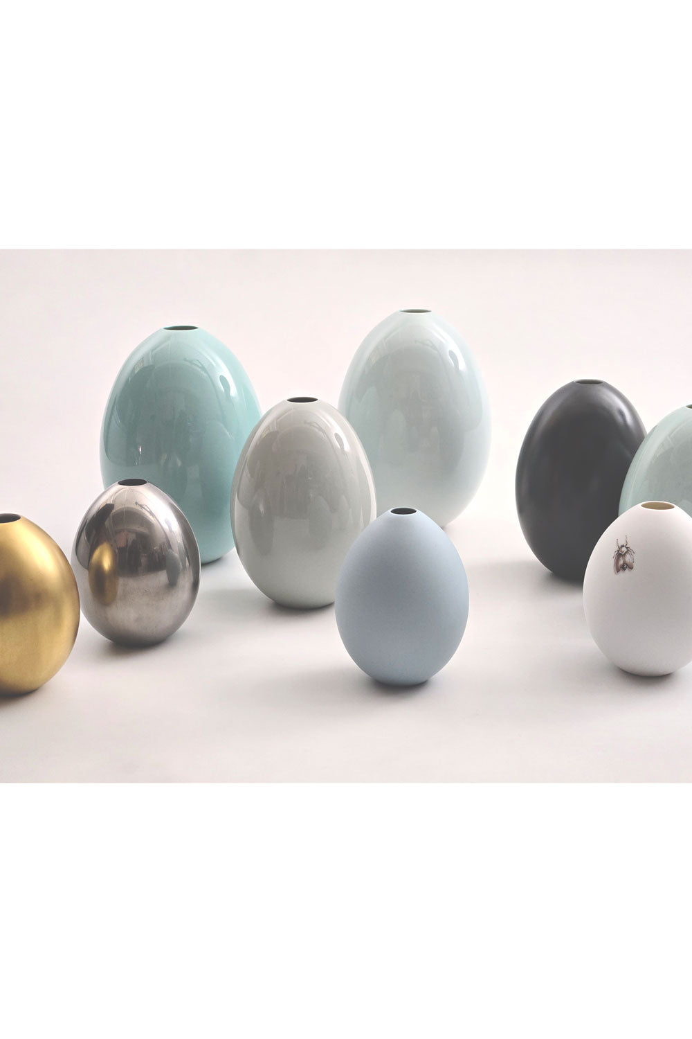 Nymphenburg Goose Egg Matte Gold 10cm