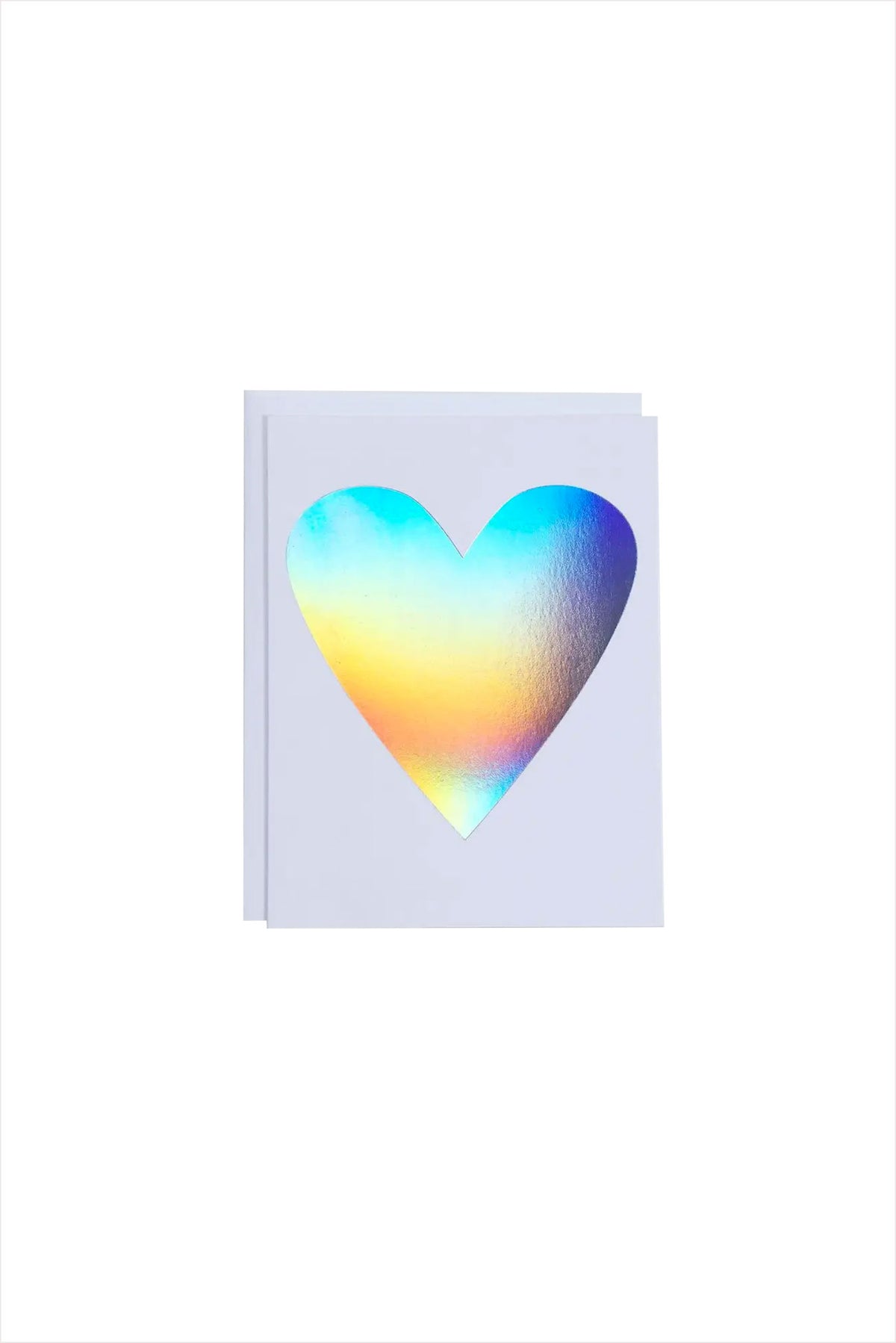 Hologram Heart Note Card