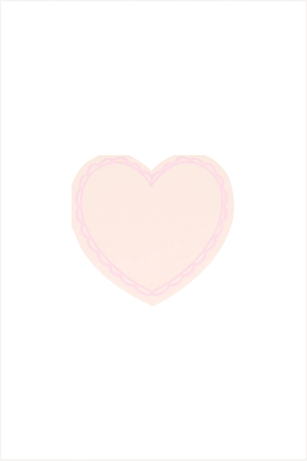Pastel Heart Small Napkins