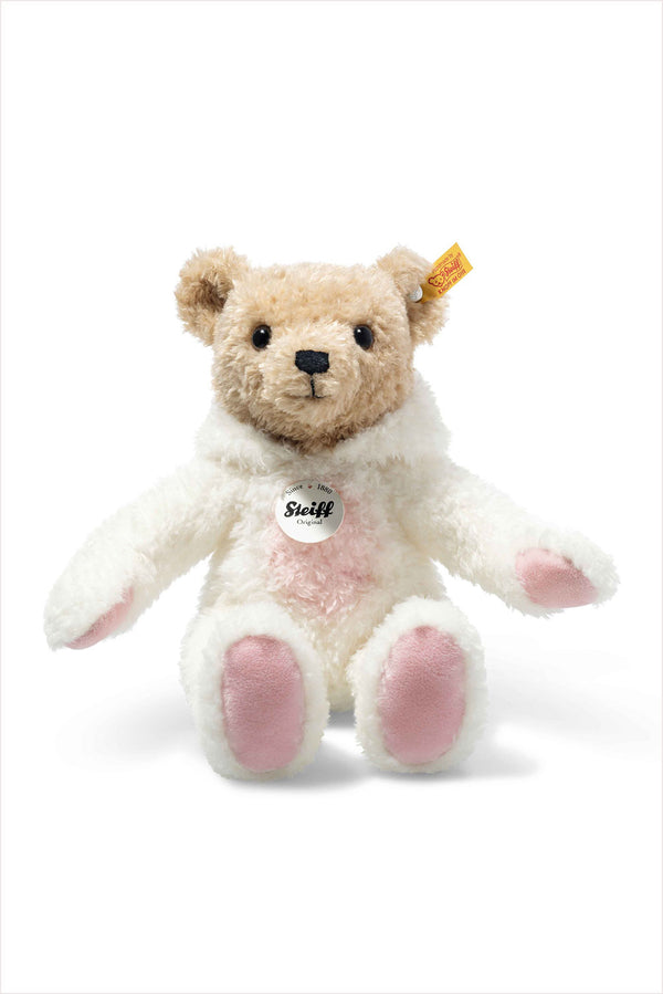 Steiff Teddy Bear with Easter Bunny Hoodie Costume Plush - flora