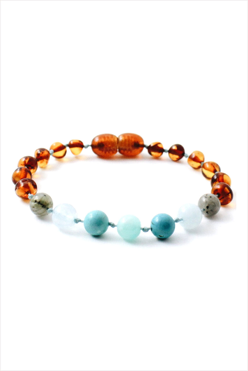 Lion + Lamb Amber Teething Bracelet Rain