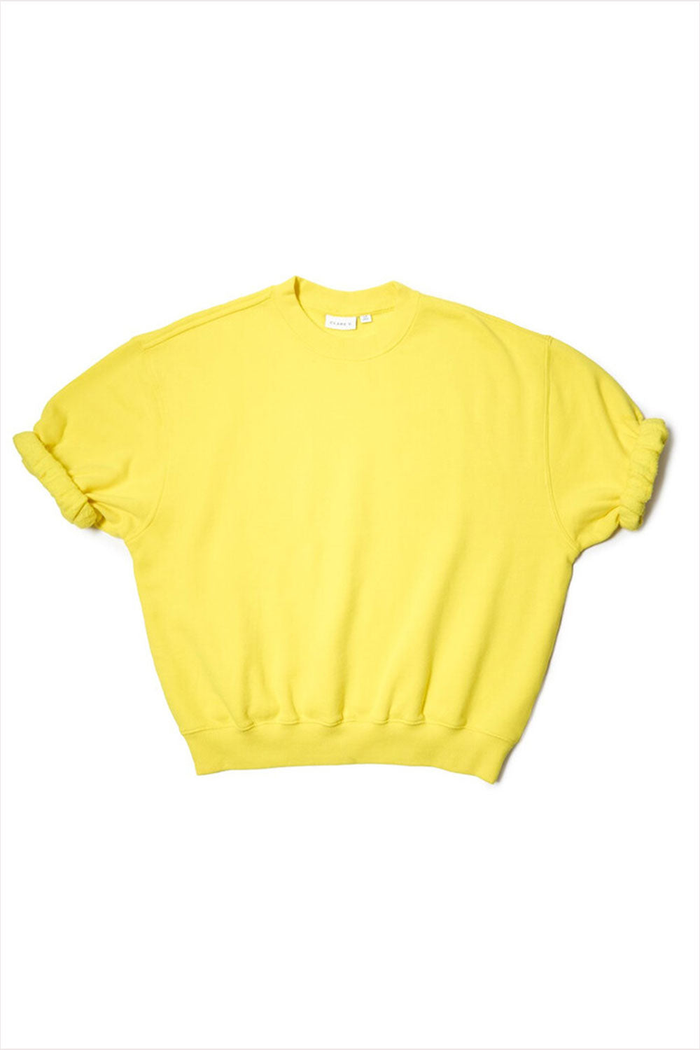 Clare V Short Sleeve Oversized Sweatshirt