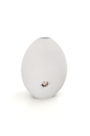 Nymphenburg Goose Egg White Bisque Insect 10cm