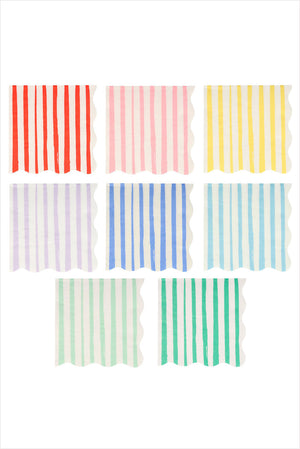 Mixed Stripe Small Napkins