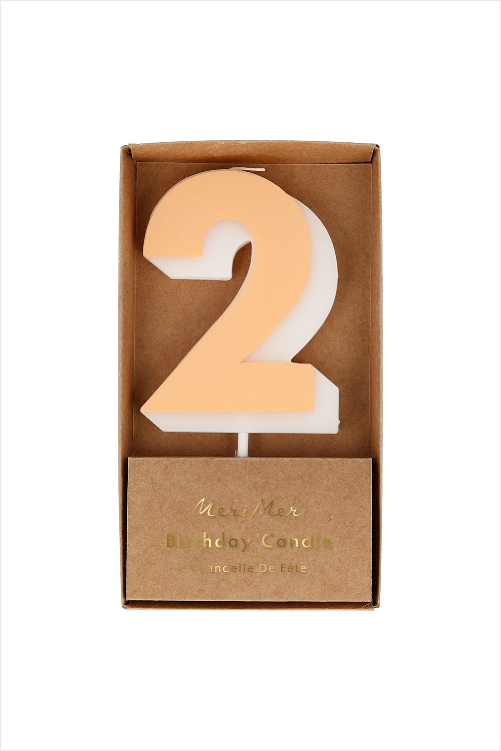 Sherbet Number Two Candle