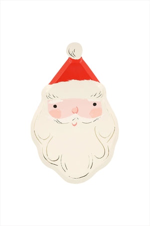 Jolly Christmas Santa Plates