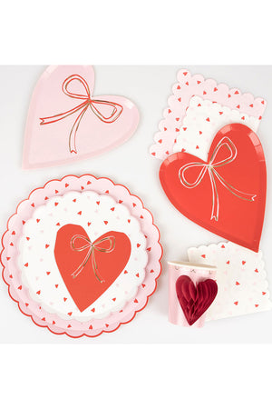 Heart With Bow Napkins