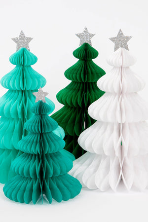 Green Forest Honeycomb Decorations