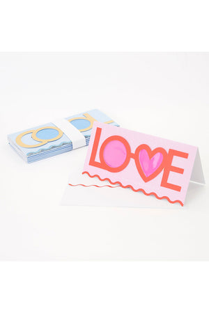 Valentine's Glasses Cards