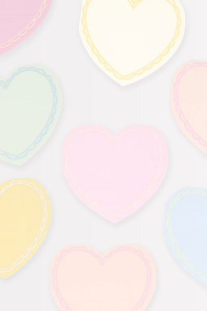 Pastel Heart Small Napkins