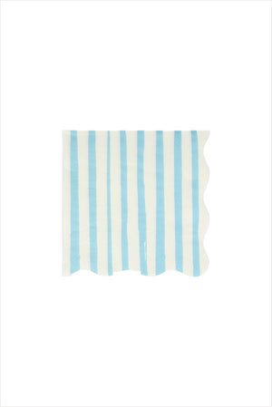 Blue Stripe Small Napkins