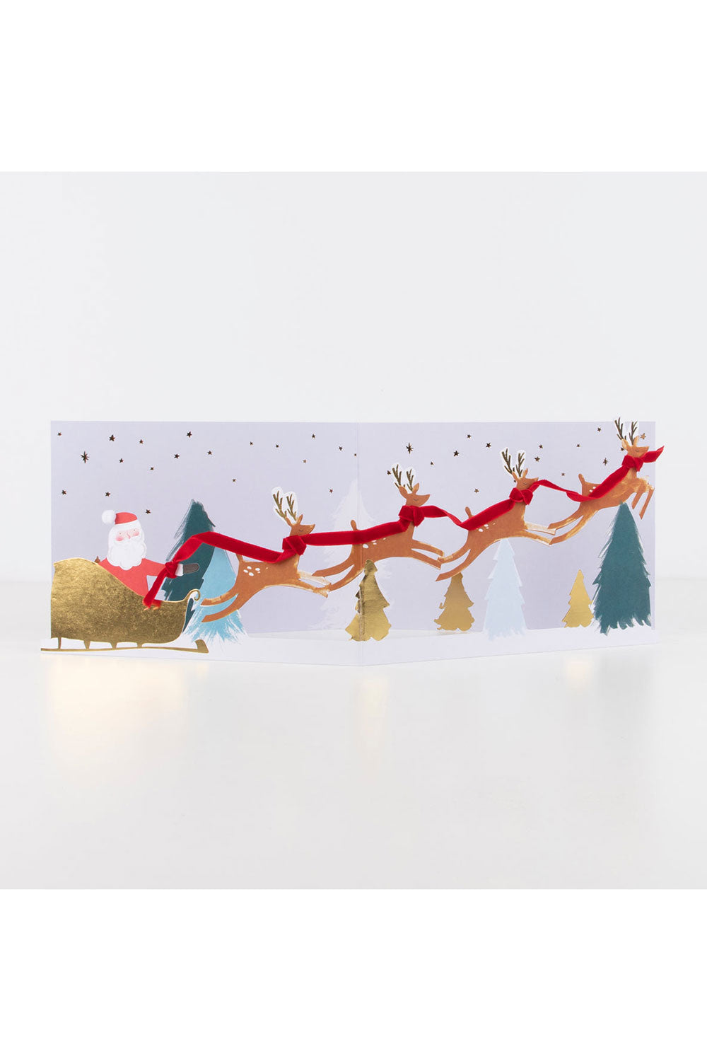 Santa&#39;s Sleigh 3D Card