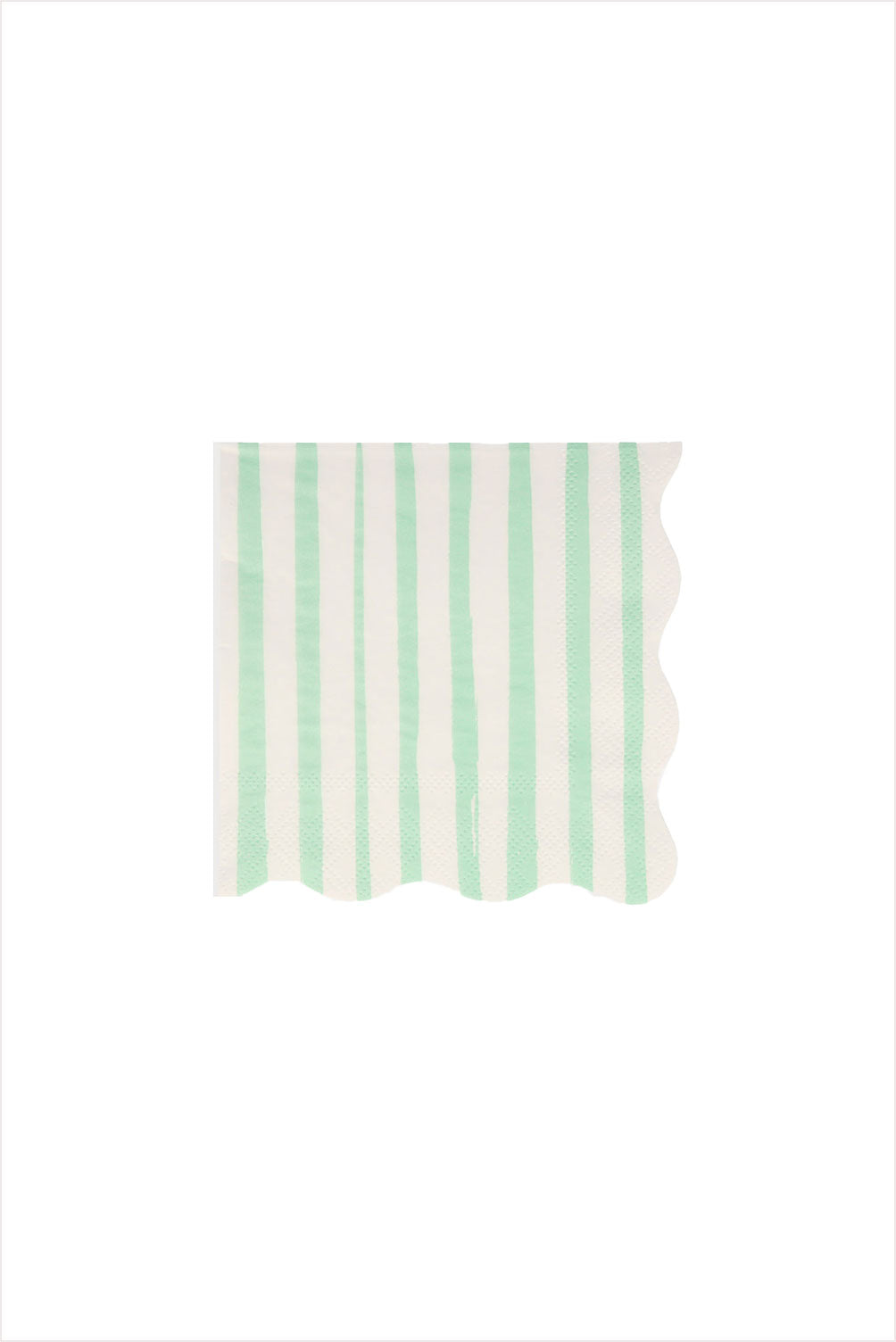 Mint Stripe Small Napkins