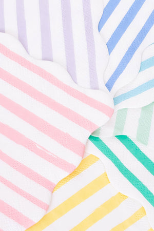 Mixed Stripe Small Napkins