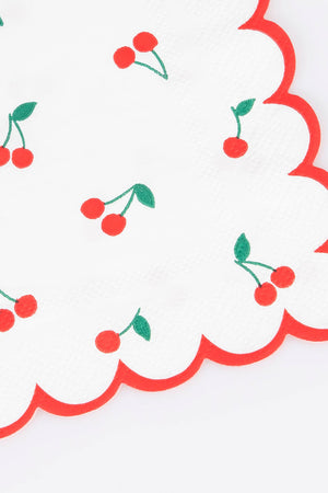 Cherry Pattern Small Napkins