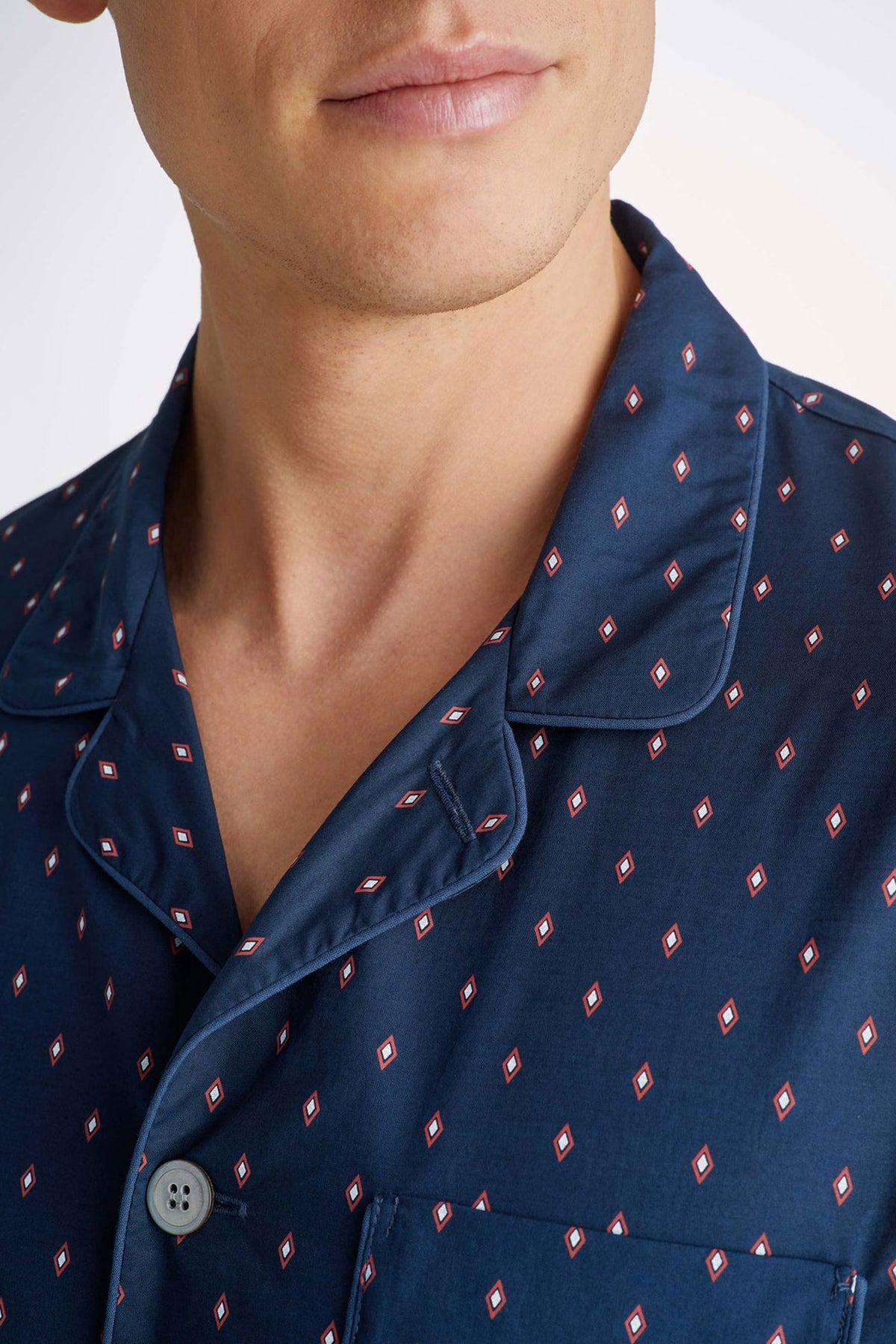 Derek Rose Men&#39;s Modern Pajamas Nelson 96