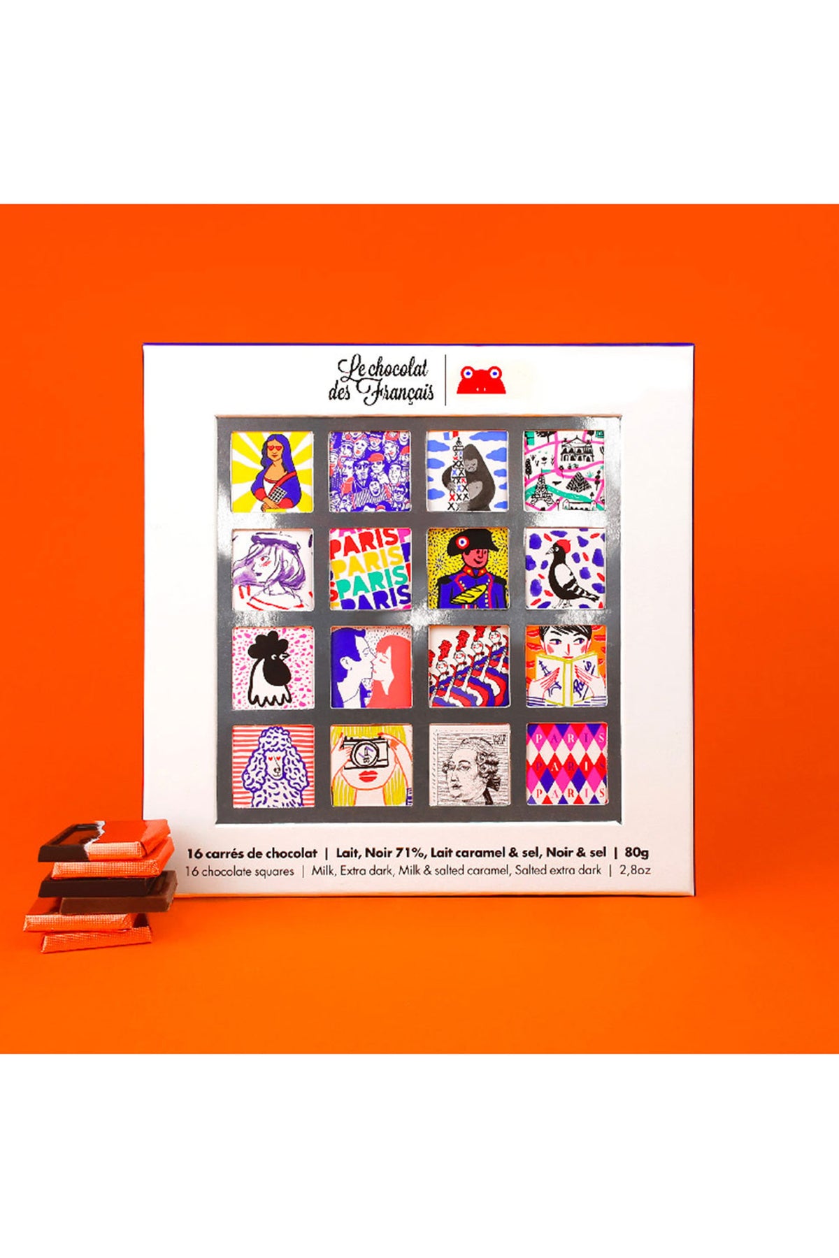 16 Chocolate Squares