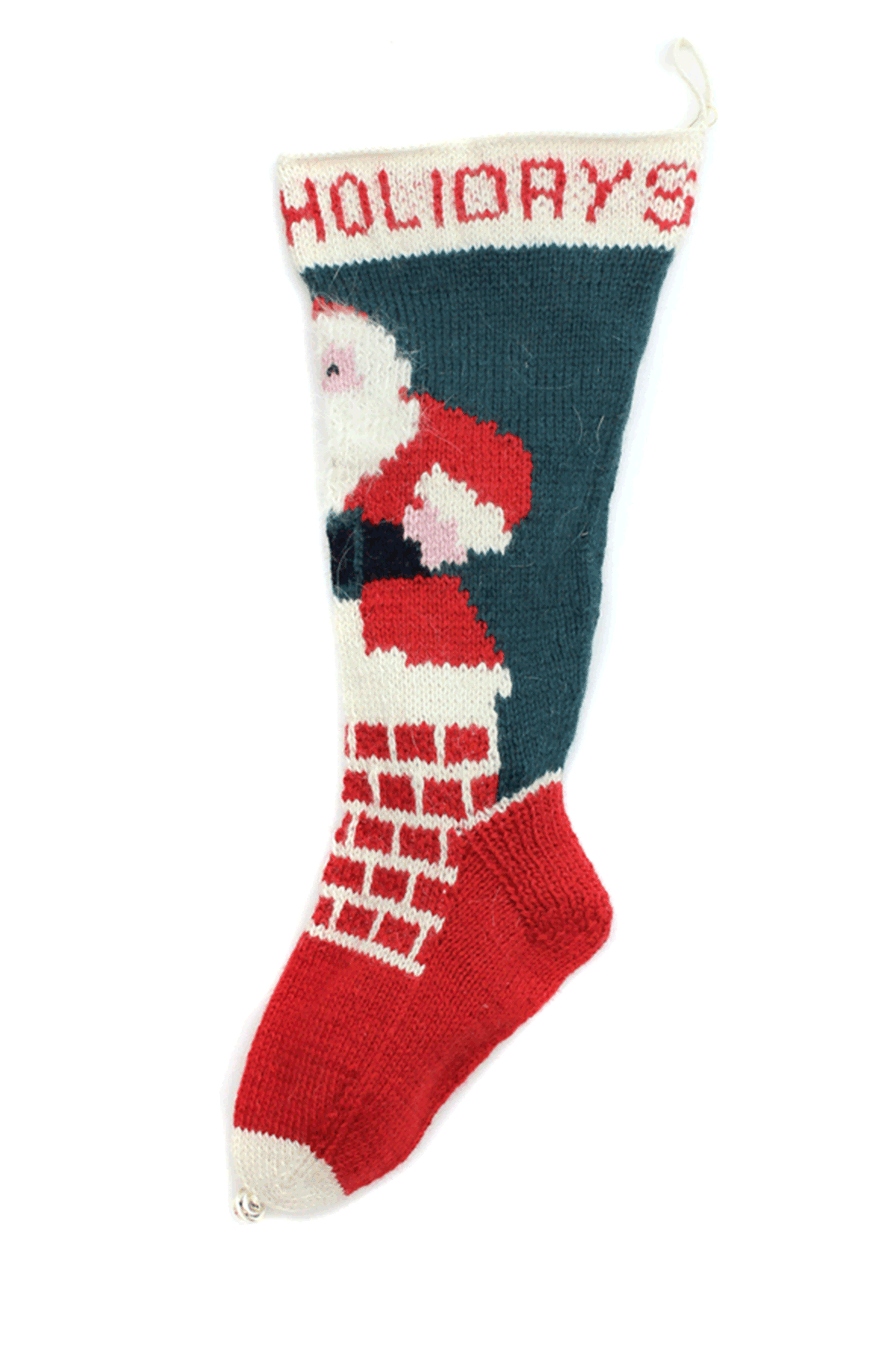F&amp;H Happy Holidays Santa Stocking