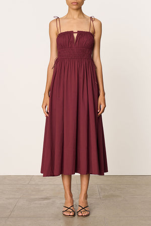 Vanessa Bruno Eldora Dress Bordeaux