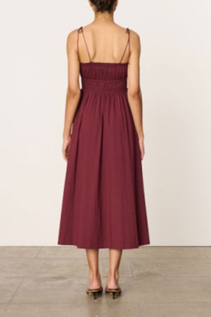 Vanessa Bruno Eldora Dress Bordeaux