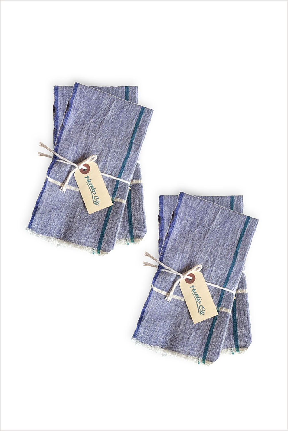 Auntie Oti Napkin Set Blue