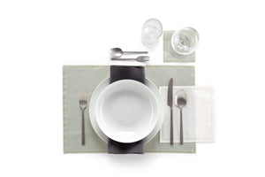 Linen Cocktail Napkin Water Green