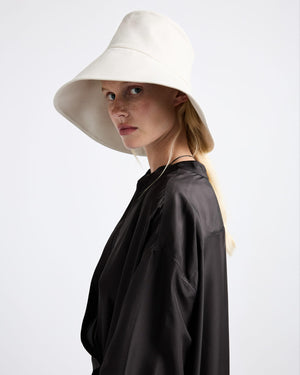 Janessa Leone Walker Hat Off White