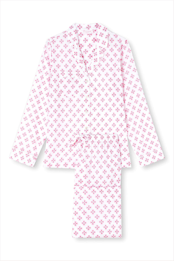 Derek Rose Women's Pajamas Ledbury 62 White - flora and henri