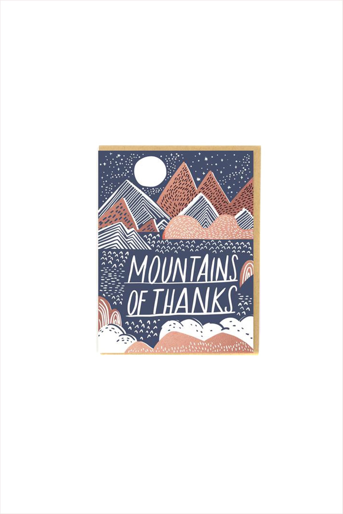 Mountains Of Thanks Card