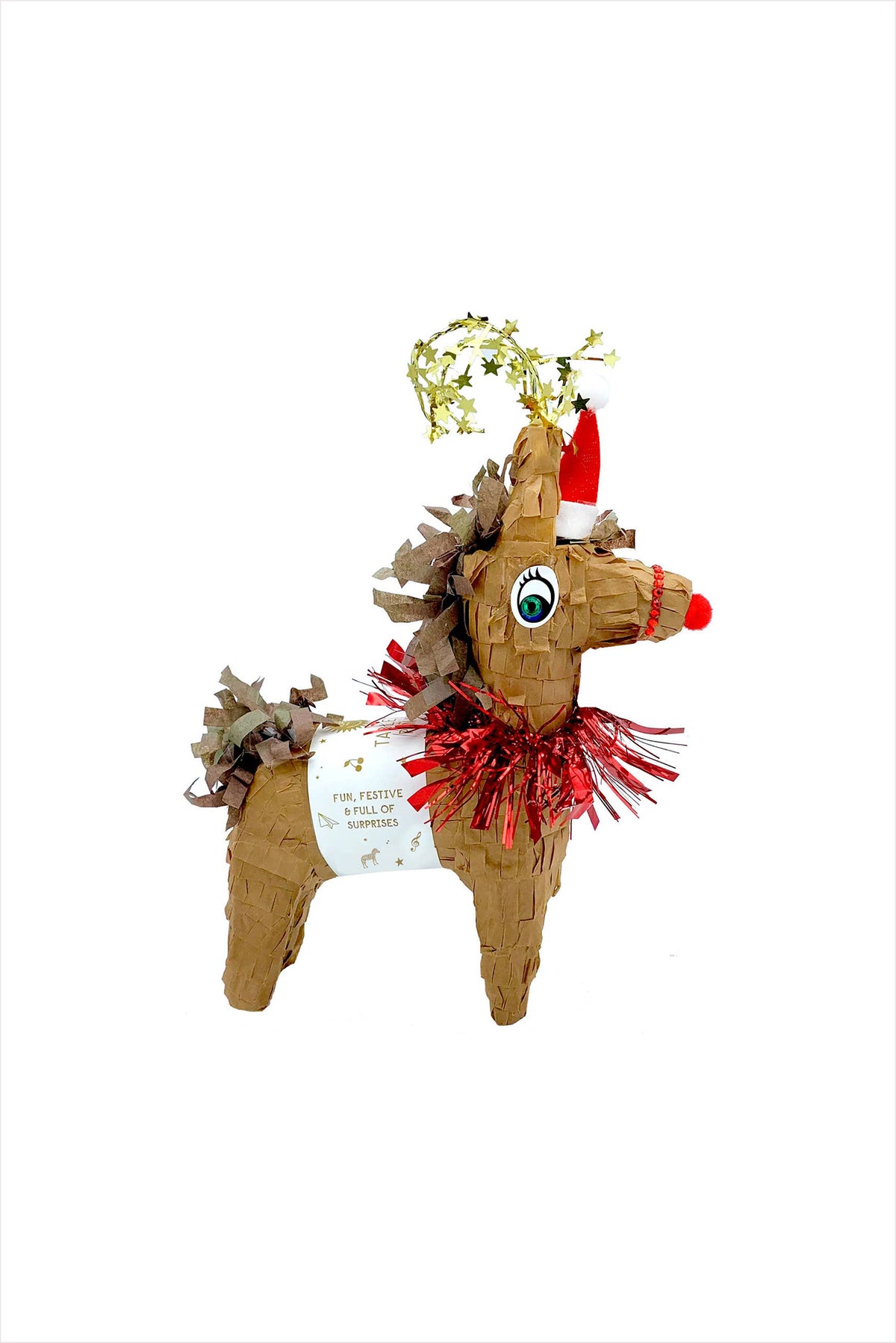Mini Tabletop Reindeer Piñata