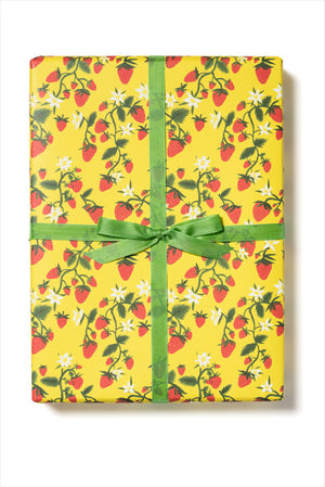 Strawberry Patch Wrapping Paper