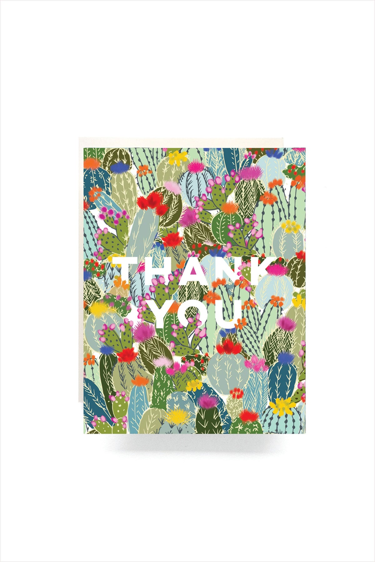 Cactus Explosion Happy Birthday Card