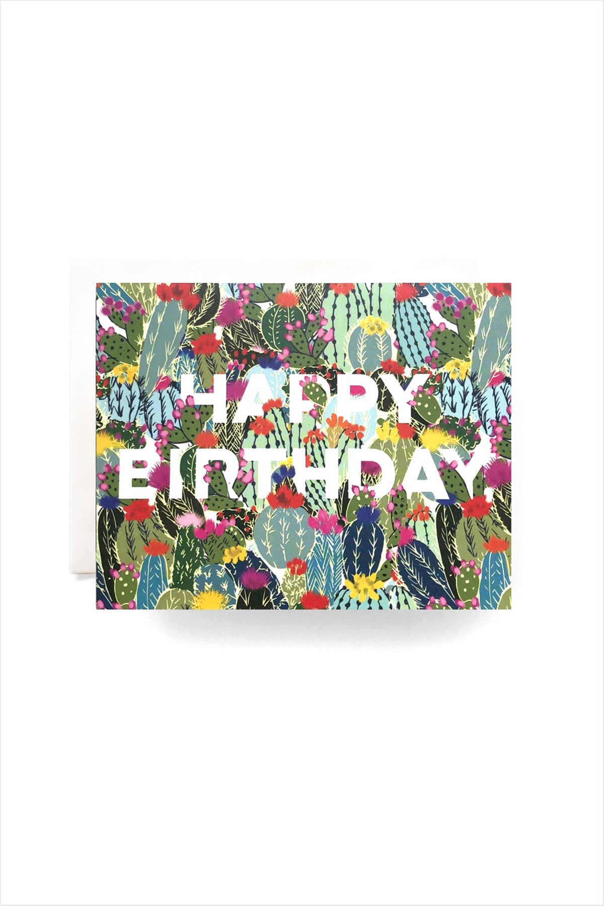 Cactus Explosion Thank You Card