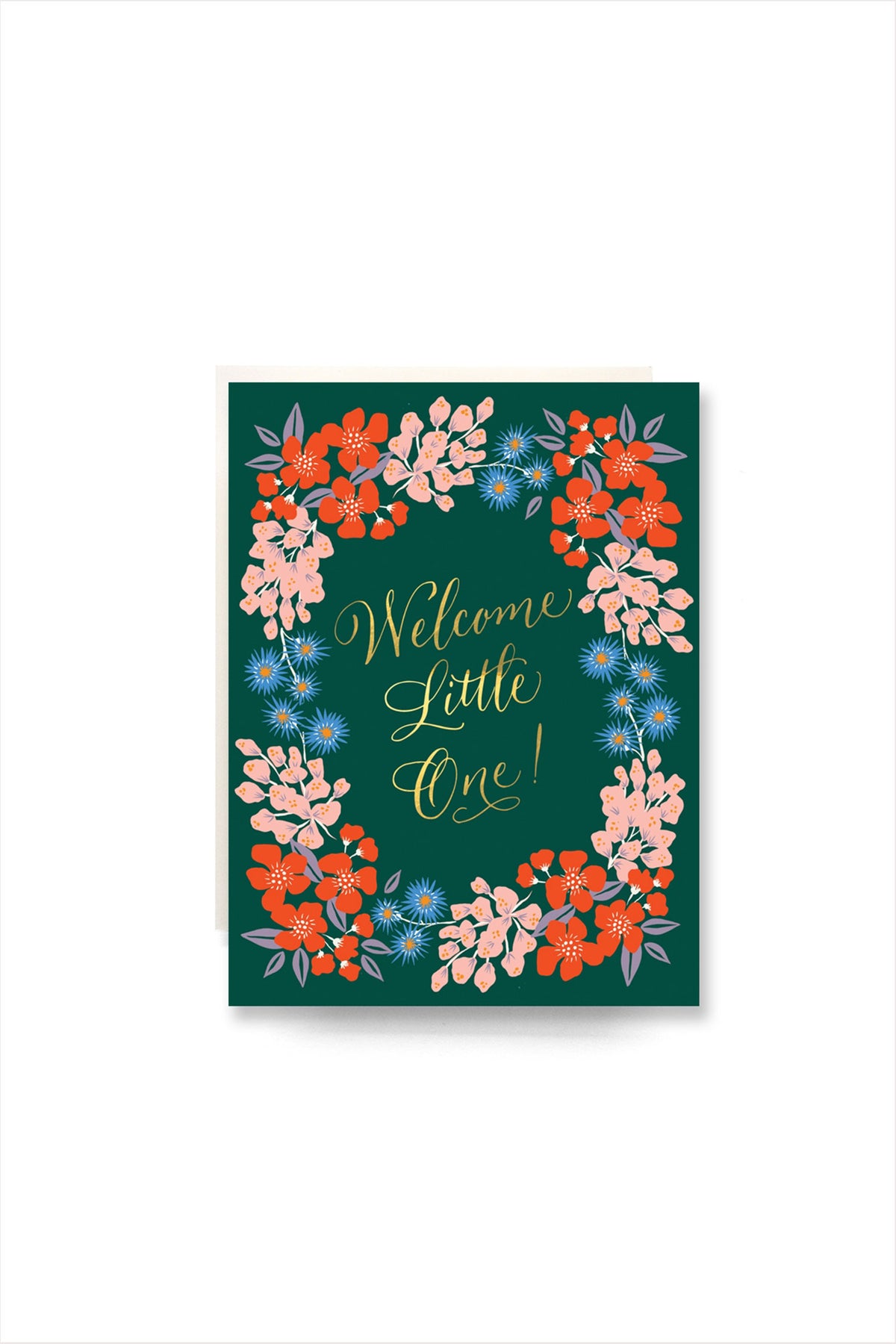 Wildflowers Welcome Little One Card