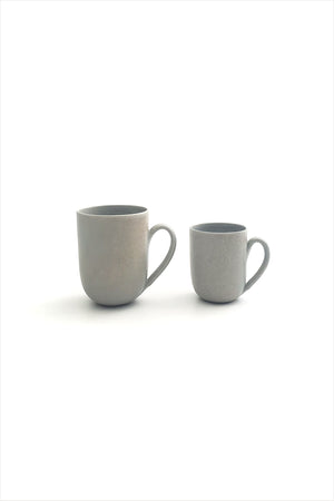 Cecile Preziosa Stoneware Mugs Light Blue
