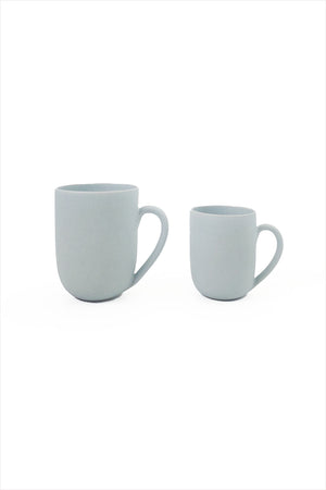 Cecile Preziosa Stoneware Mugs Sky Blue