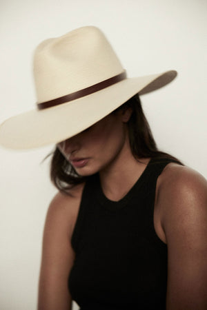 Janessa Leone Judith Natural Hat