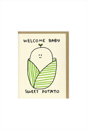 Sweet Potato Baby Card