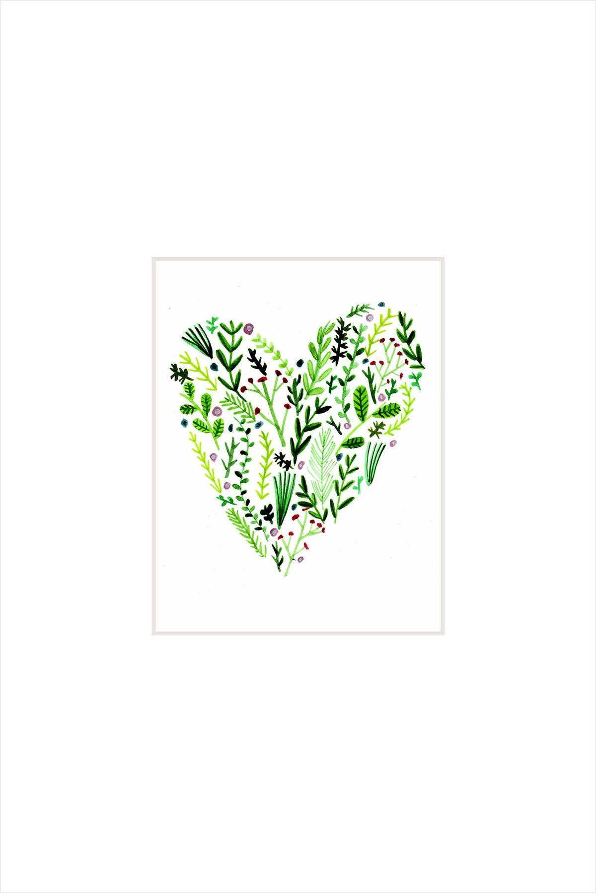 Floral Heart Card