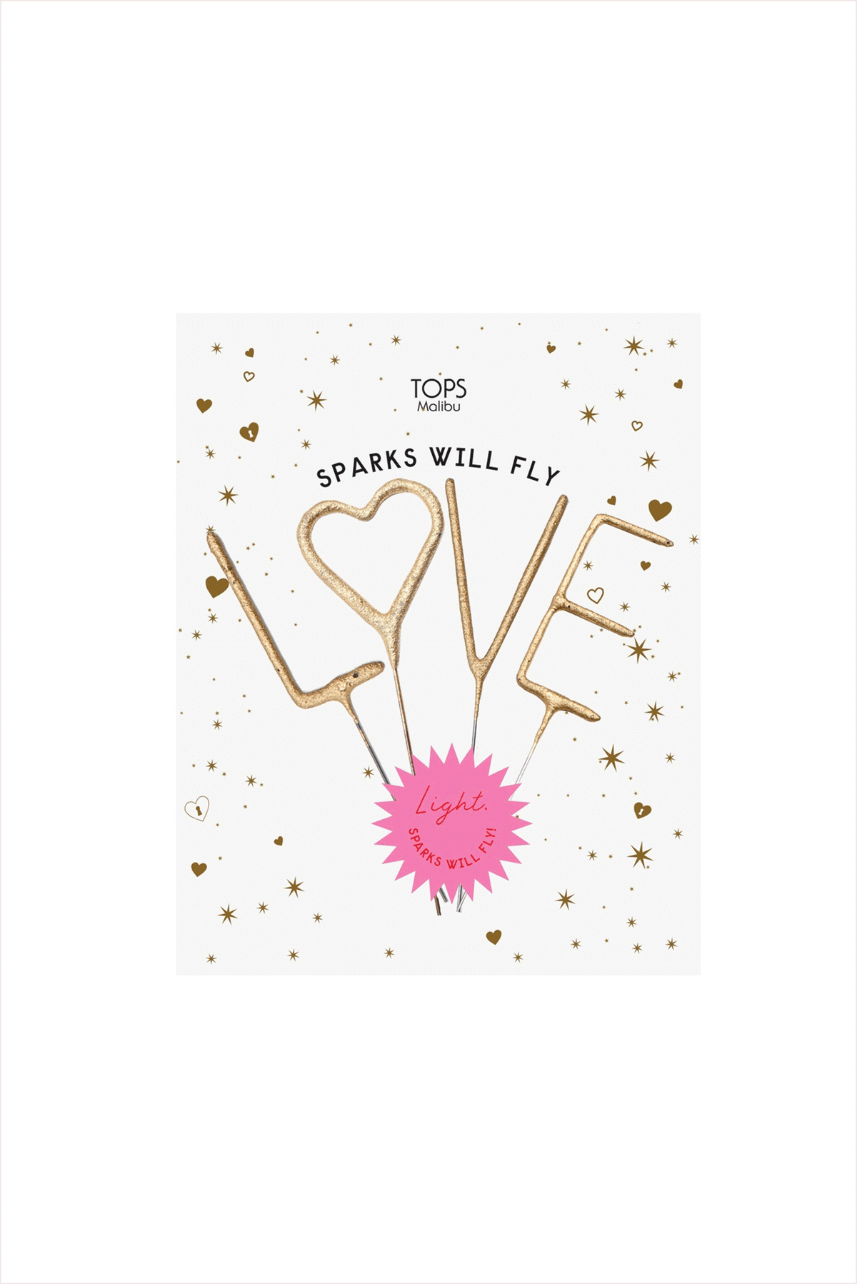 Sparkler Card LOVE