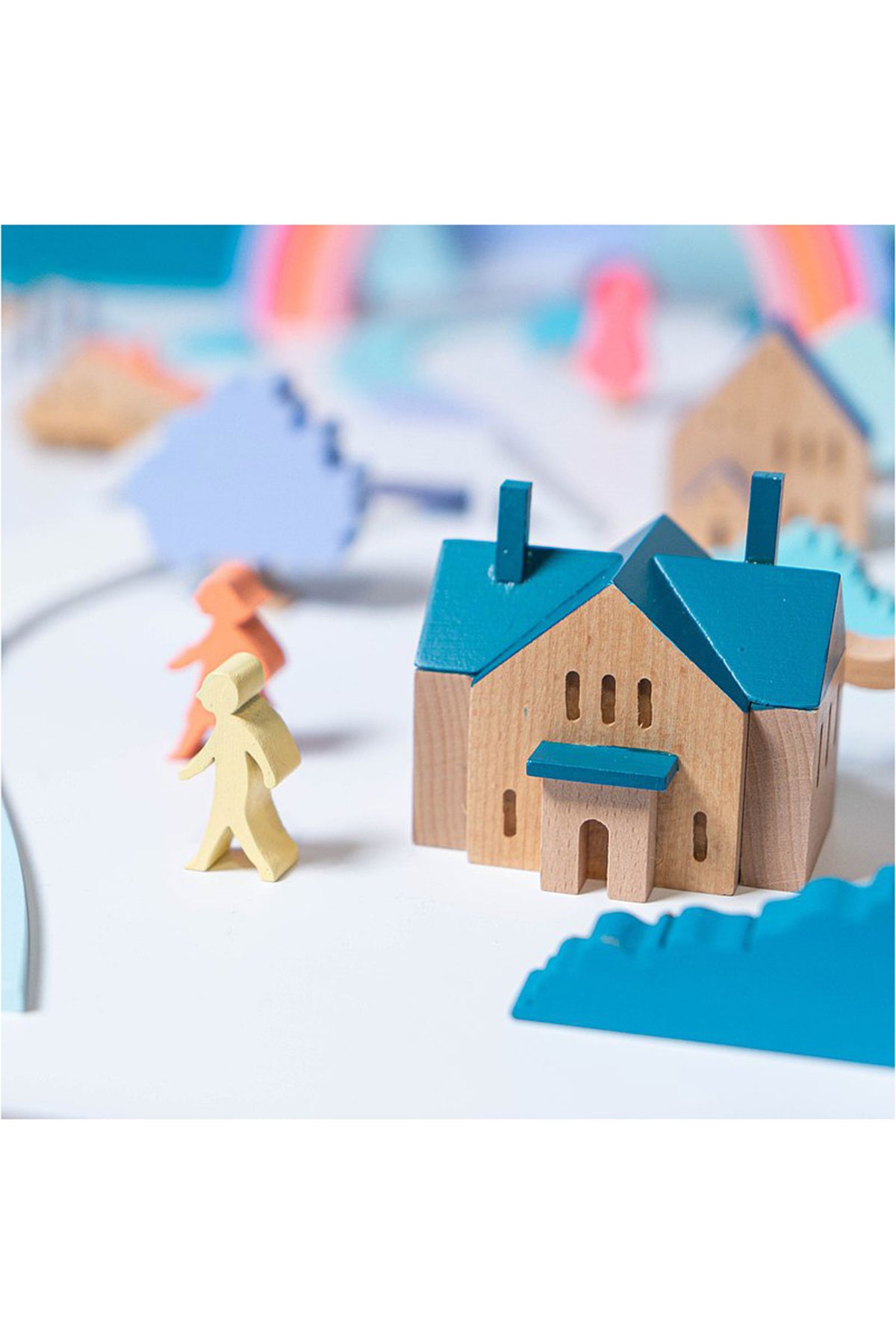 Landscape Blocks Little Mountain Town Set